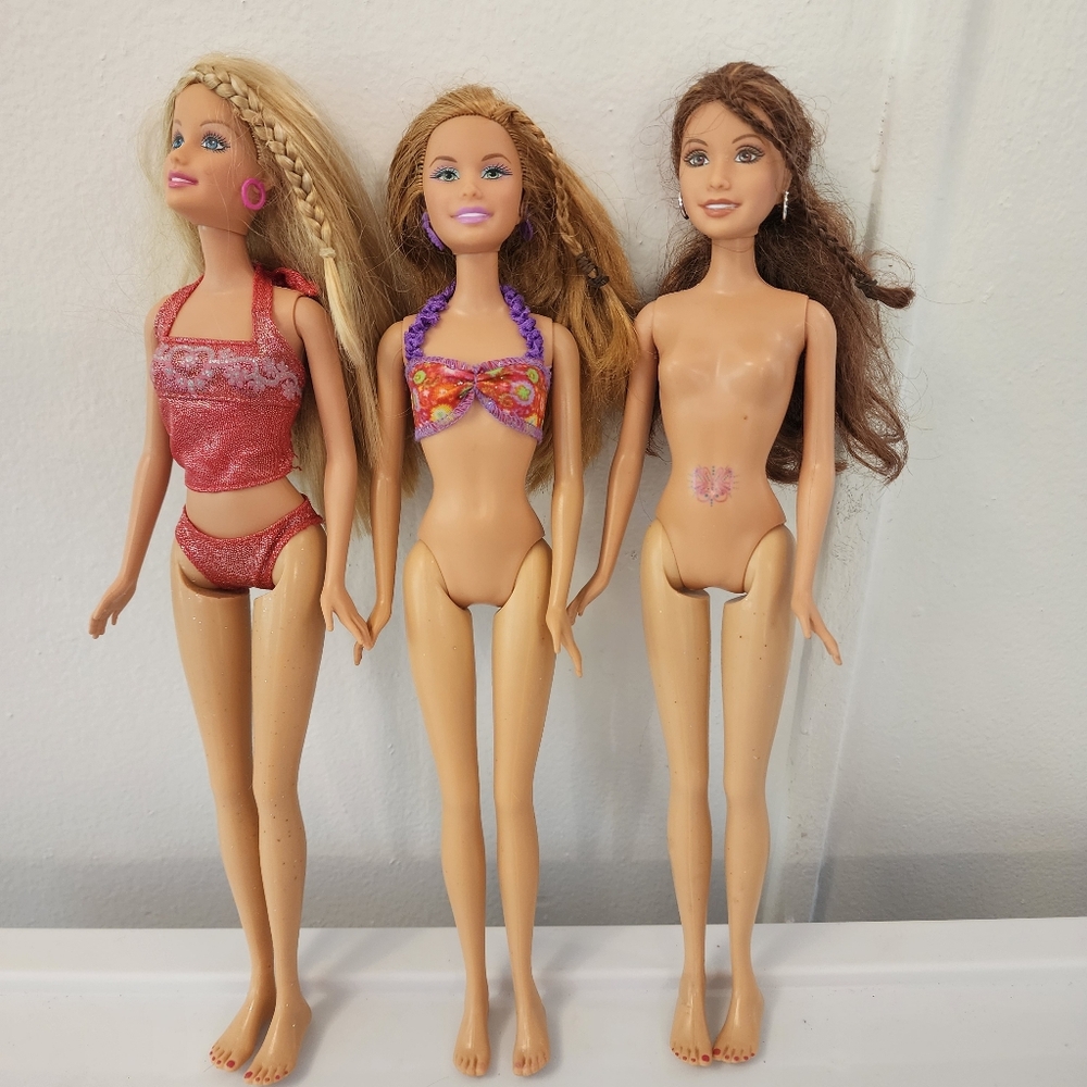 Barbie Beach Dolls Vintage 2000s Beach Fun Surf's Up